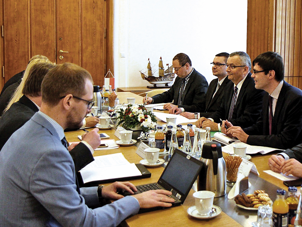 Polsko-estońskie spotkanie ministrów ds. transportu