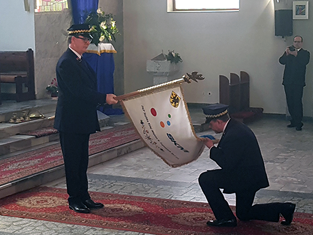 Uroczystość poświęcenia sztandaru dla PKP SKM w Trójmieście