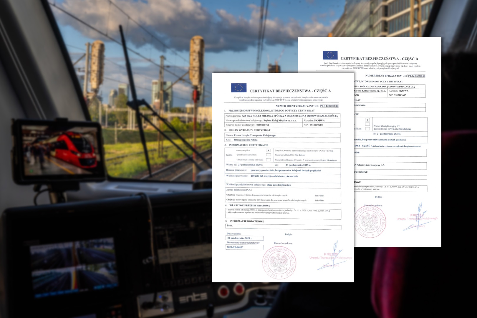 Warszawska SKM z certyfikatem bezpieczeństwa do 2025 r.
