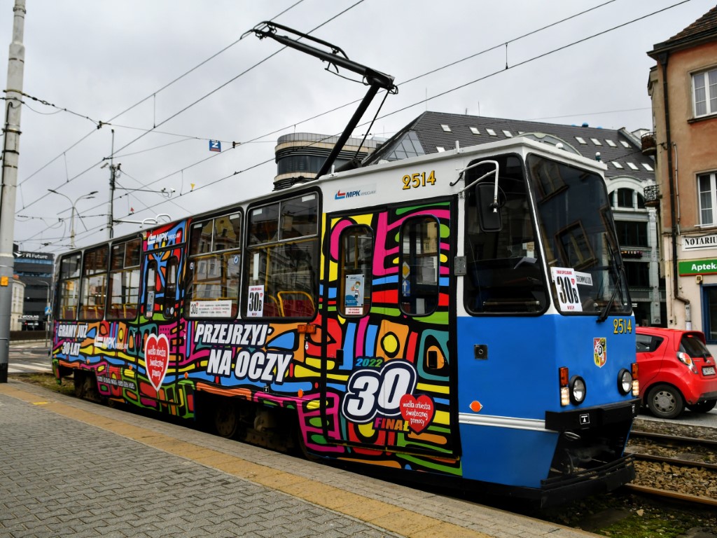 Wrocławski tramwaj zlicytowany dla WOŚP