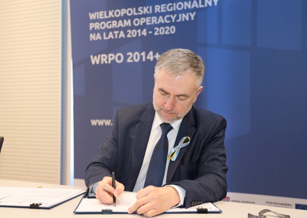 Marszałek Marek Woźniak wyraził nadzieję, że Samorząd Województwa Wielkopolskiego będzie w przyszłości współfinansować inwestycję.