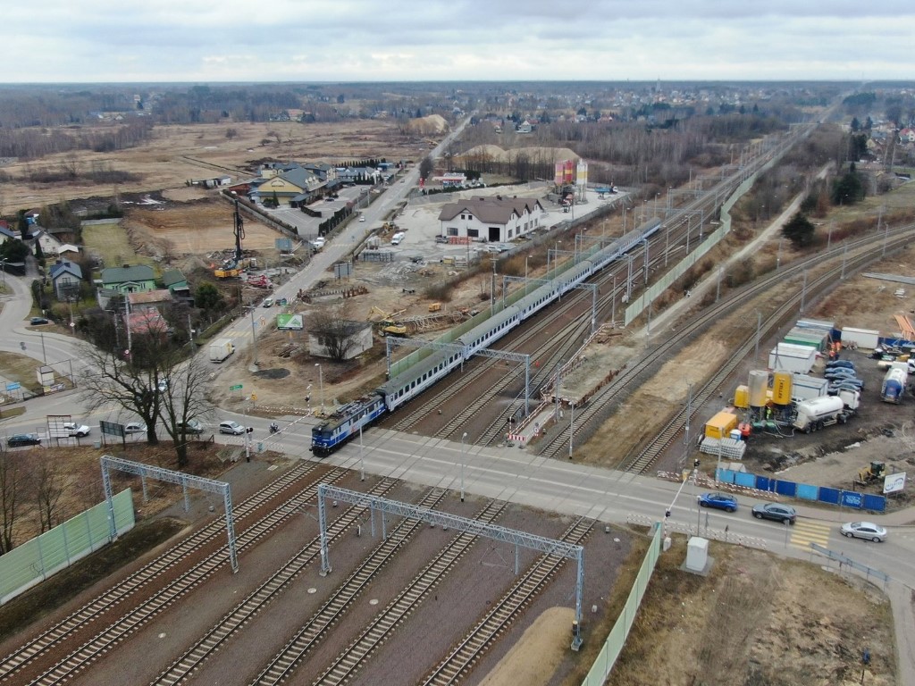 Tłuszcz, budowa wiaduktu (Fot. A. Lewandowski / PKP PLK)