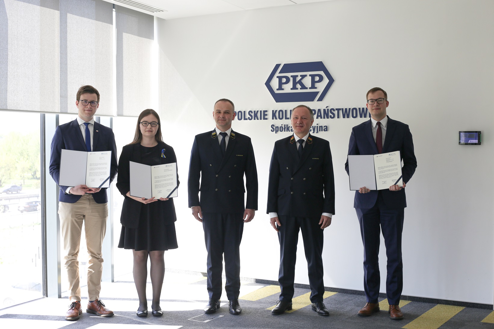 Kolejarze dziękują studentom za pomoc