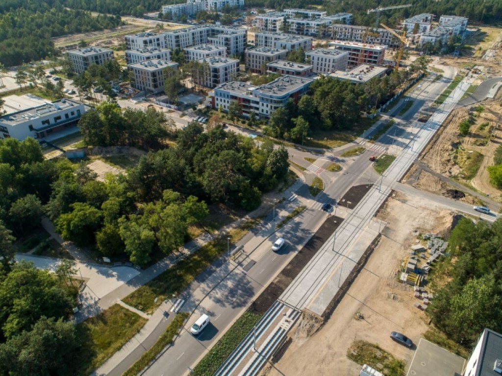 Budowa nowej linii tramwajowej na osiedle Jar w Toruniu (fot. torun.pl)