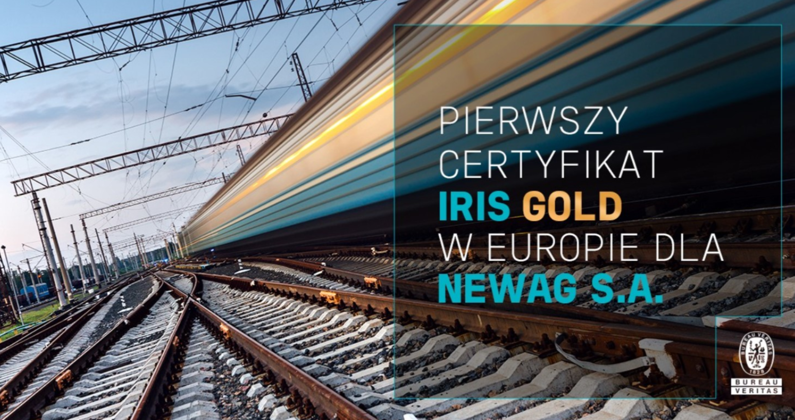 Prestiżowe wyróżnienie zostało przyznane przez organ wykonawczy IRIS Management Center (IMC) Europejskiego Stowarzyszenia Przemysłu Kolejowego (UNIFE) w powiązaniu z procesem certyfikacji realizowanym przez Bureau Veritas Certification.