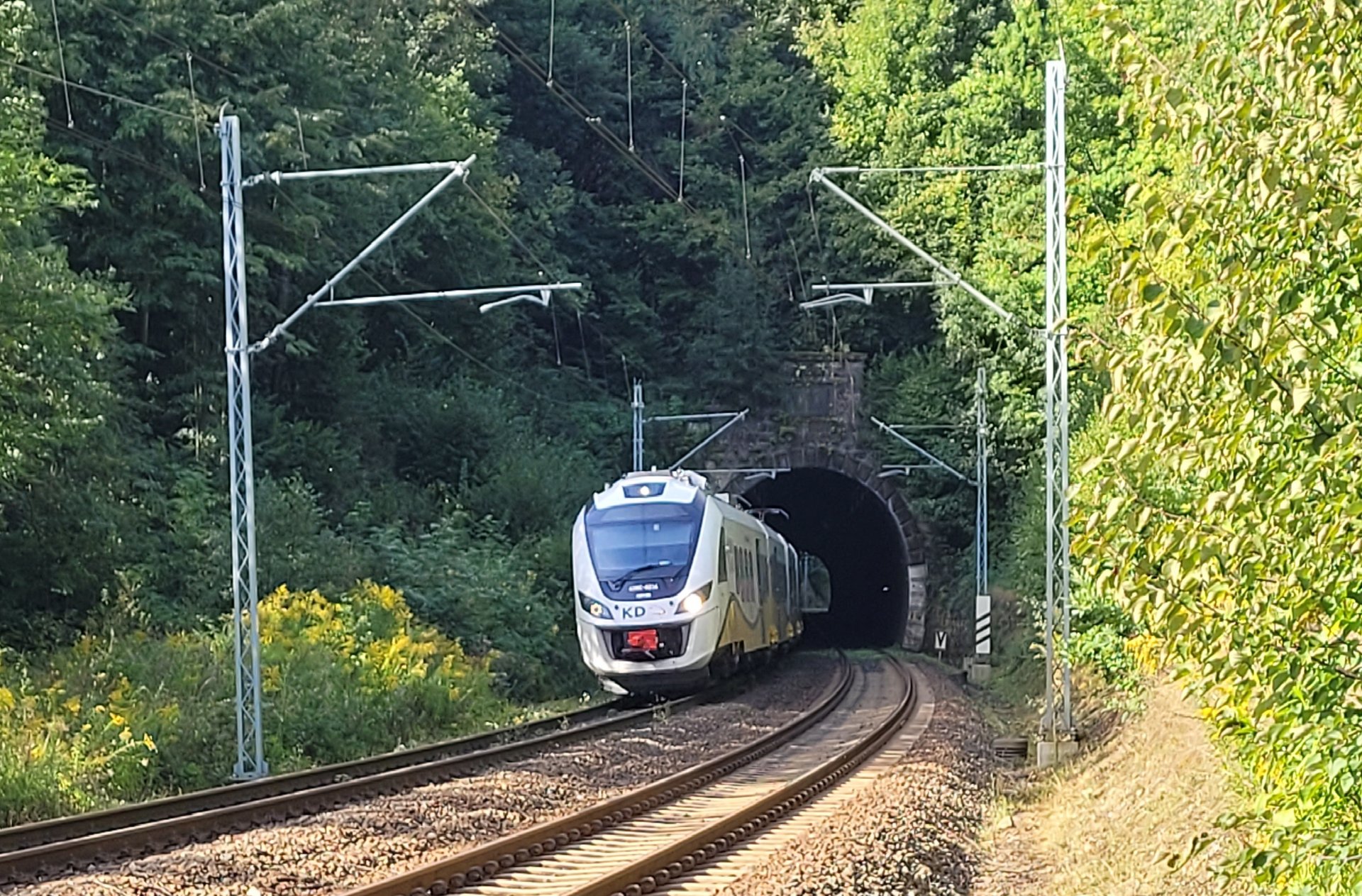 Tunel w pobliżu Trzcińska (fot. Mirosław Siemieniec / PKP PLK)