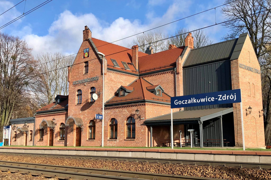 Dworzec Roku 2020 - Goczałkowice - Zdrój (fot. facebook.com/Wojewódzki Urząd Ochrony Zabytków w Katowicach)
