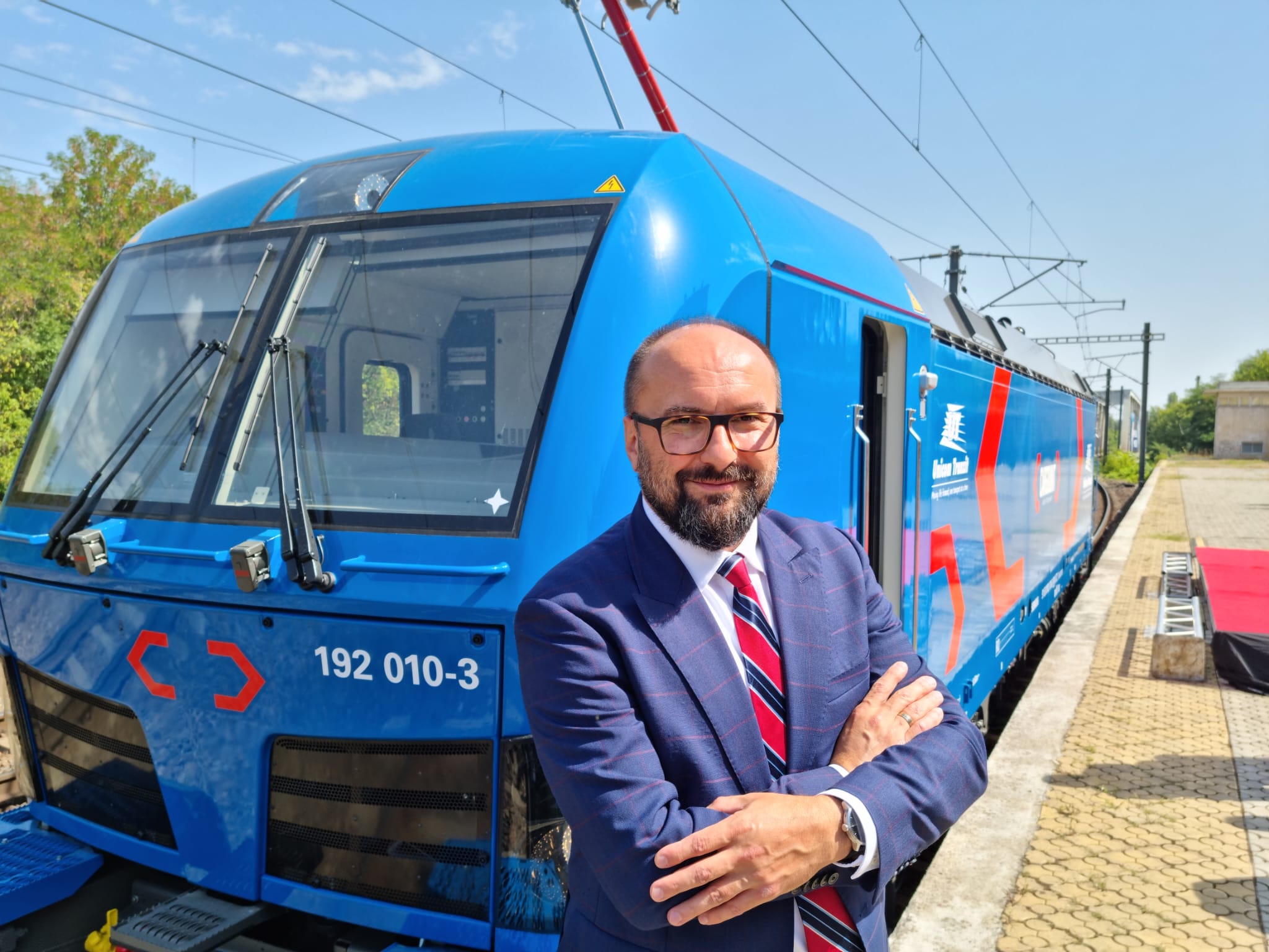 Łukasz Boroń, Prezes Zarządu CARGOUNIT (Fot. Raport Kolejowy)