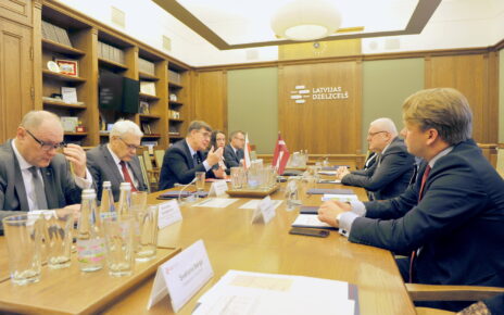 Spotkanie przedstawicieli Kolei Łotewskich i PKP S.A. (fot. nadesłane)