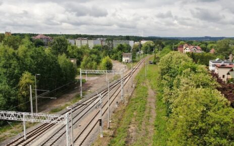 Linia kolejowa 142 w Katowicach Kostuchnie (fot. Adam Roik / PKP PLK)
