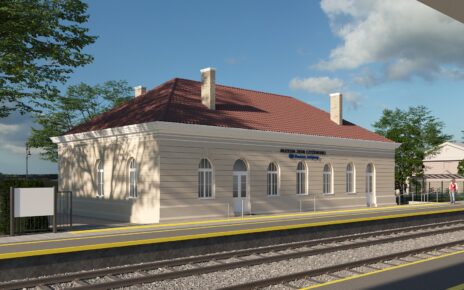 Wizualizacja stacji kolejowej Czyżew (fot. PKP S.A.)