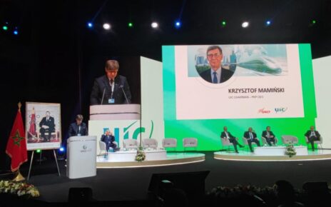 Krzysztof Mamiński, prezes zarządu PKP S.A. otworzył Światowy Kongres Kolei Dużych Prędkości (fot. PKP S.A.)