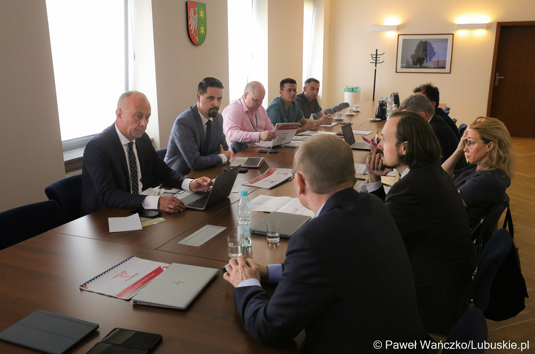 Spotkanie z przedstawicielami spółki Polregio odbyło się w Urzędzie Marszałkowskim Województwa Lubuskiego.