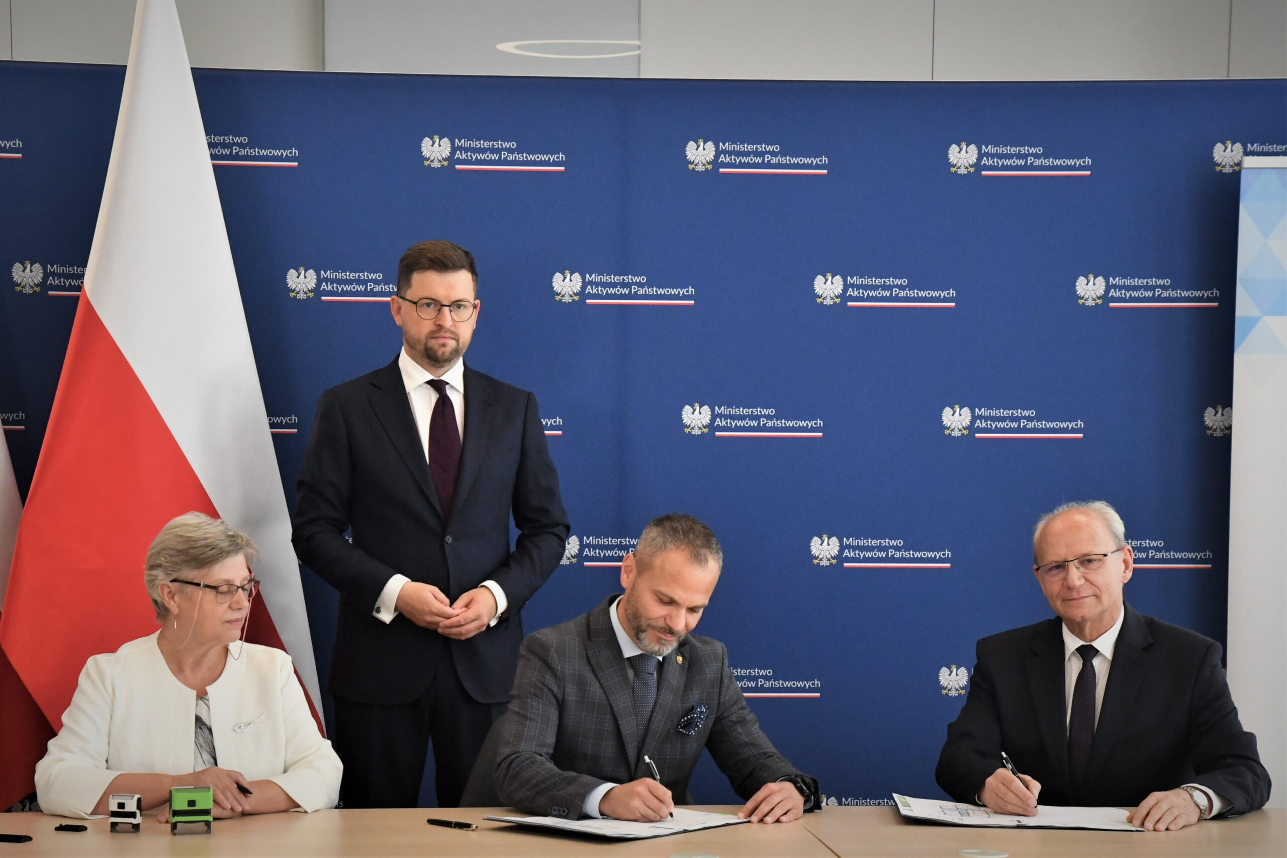 Podpisanie porozumienia pomiędzy PKP S.A> a gminą Gronowo Elbląskie (fot. PKP S.A.)