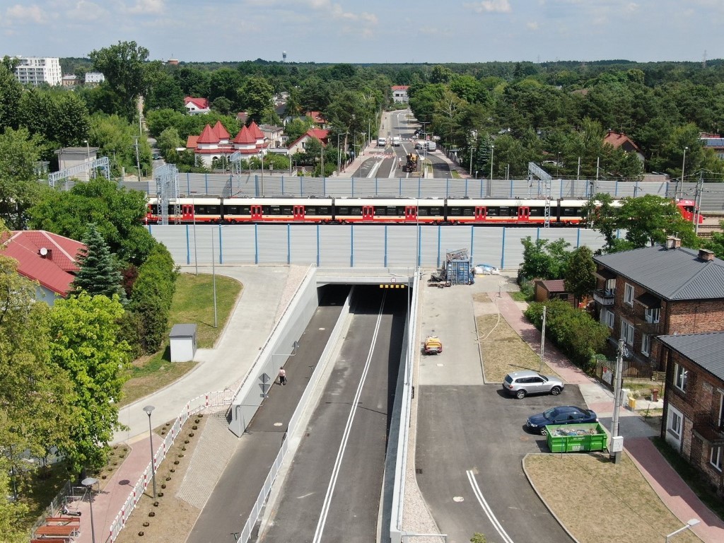Nowy tunel pod torami w Legionowie (fot. P. Mieszkowski / PKP PLK)