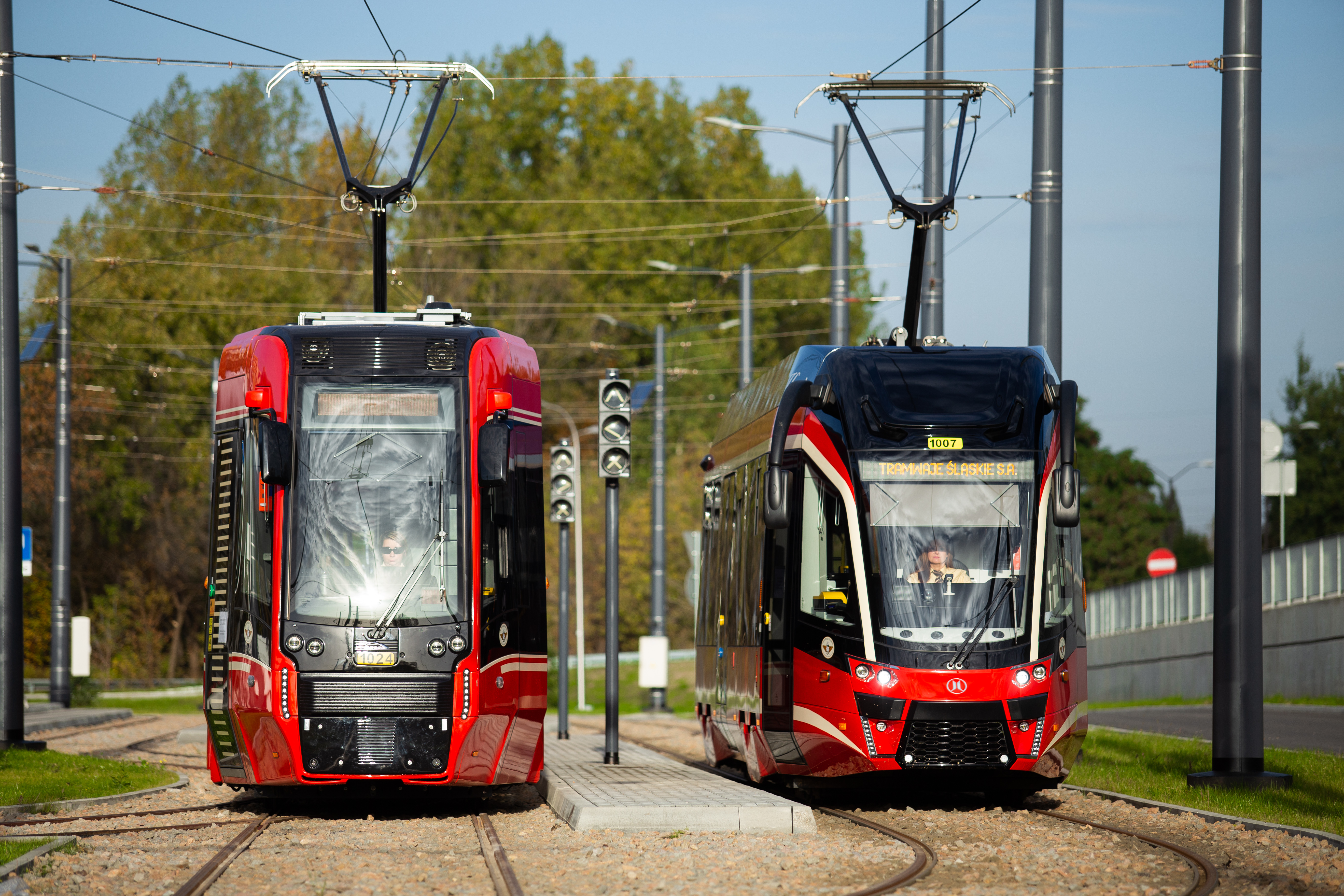 Katowice: nowe tory przy Alei Korfantego