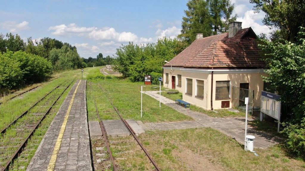 Przystanek kolejowy we Włodawie (fot. P.Mieszkowski, A. Lewandowski / PKP PLK)