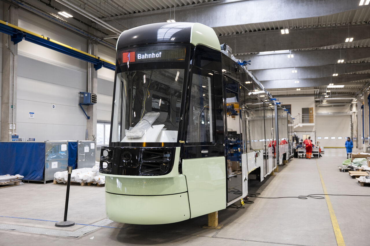 Škoda Group prezentuje tramwaje Škoda ForCity Plus dla Brandemburgii