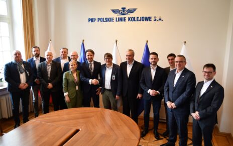 Spotkanie przedstawicieli PKP PLK i Alstom (fot. nadesłane)