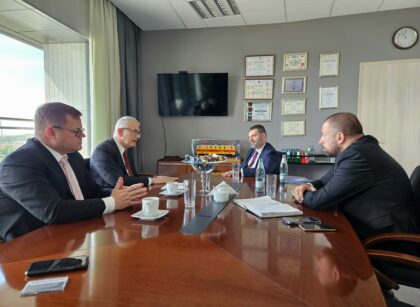 Spotkanie szefów PKP S.A. i CER w Warszawie (fot. PKP S.A)