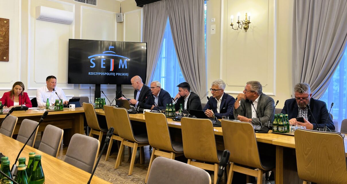 Posiedzenie Podkomisji Stałej ds. Transportu Kolejowego (fot. Michał Ciechowski)