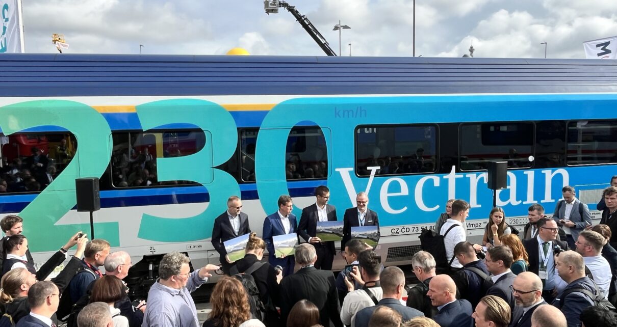 ComfortJet Vectrain, prezentacja na targach InnoTrans (fot. Siemens Mobility)