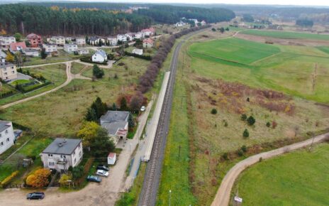 Przystanek Kiełpino Kartuskie na linii kolejowej nr 201 (fot. Szymon Danielek | PKP PLK)