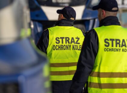 Patrol SOK zatrzymał pijanego maszynistę lokomotywy manewrowej (fot. SOK)