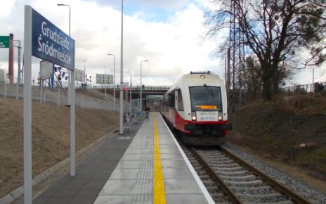 Przystanek Grudziądz Przedmieście (fot. Mirosław Lewandowski | PKP PLK)