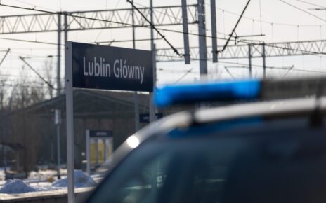 Kobieta odnaleziona została w pociągu na stacji Lublin Główny (fot. SOK)