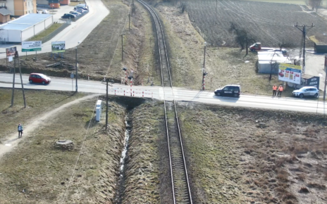 Lokalizacja nowego przystanku Brodnica Południowa (fot. Szymon Danielek | PKP PLK)
