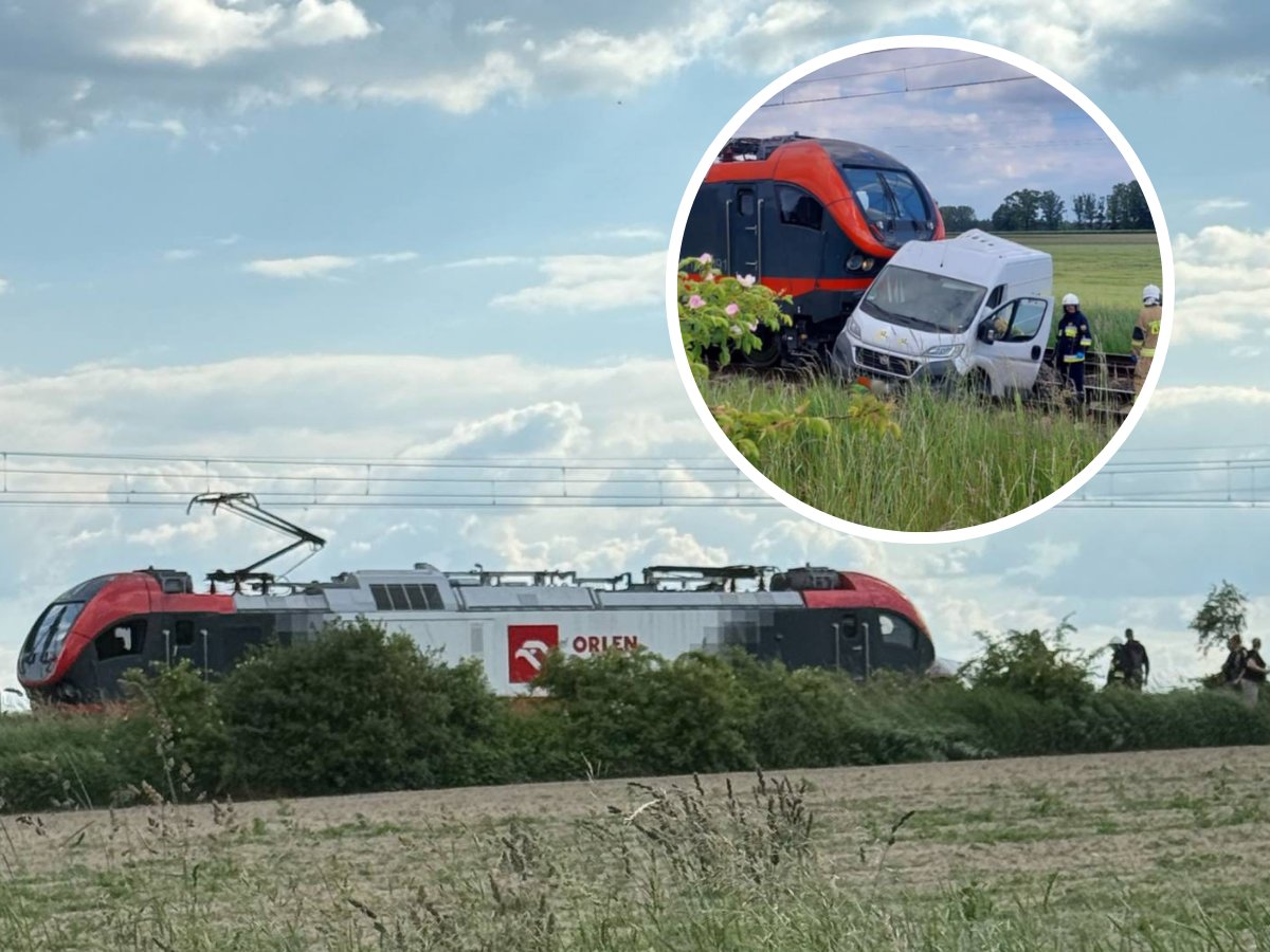 Witaszyce: bus wjechał pod lokomotywę. Policja wyjaśnia okoliczności zdarzenia