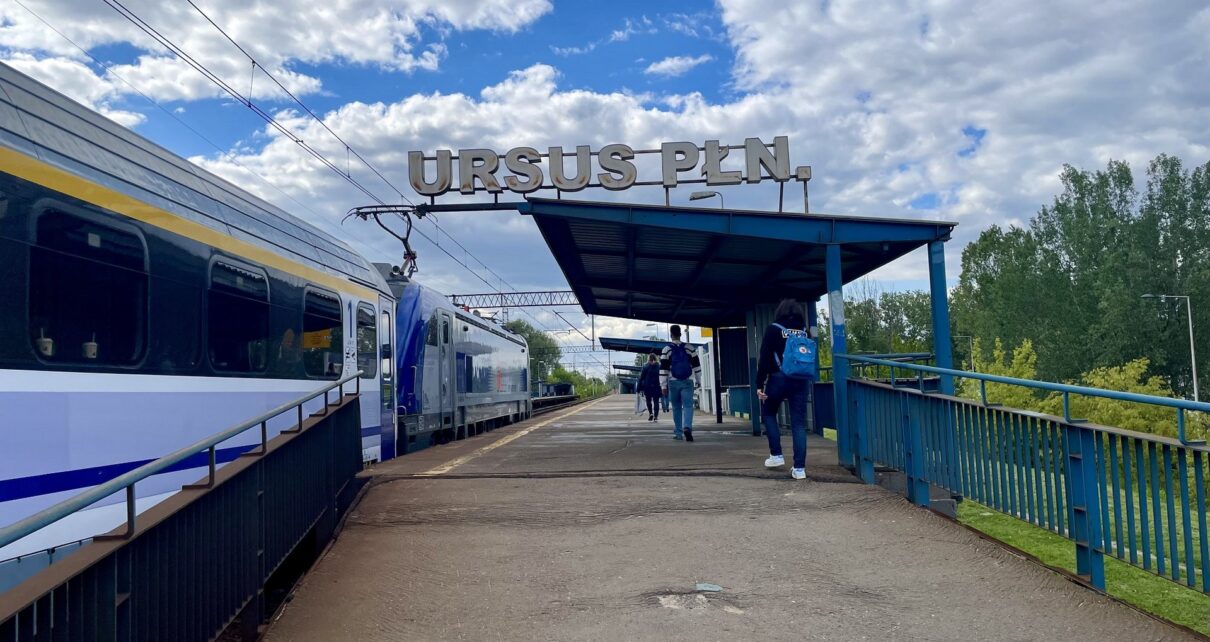 Peron przystanku Warszawa Ursus Północny (fot. Anna Znajewska-Pawluk | PKP PLK)