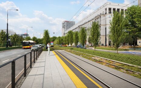 Torowisko na ul. Marszałkowskiej przejdzie przebudowę (fot. ZDM Warszawa)
