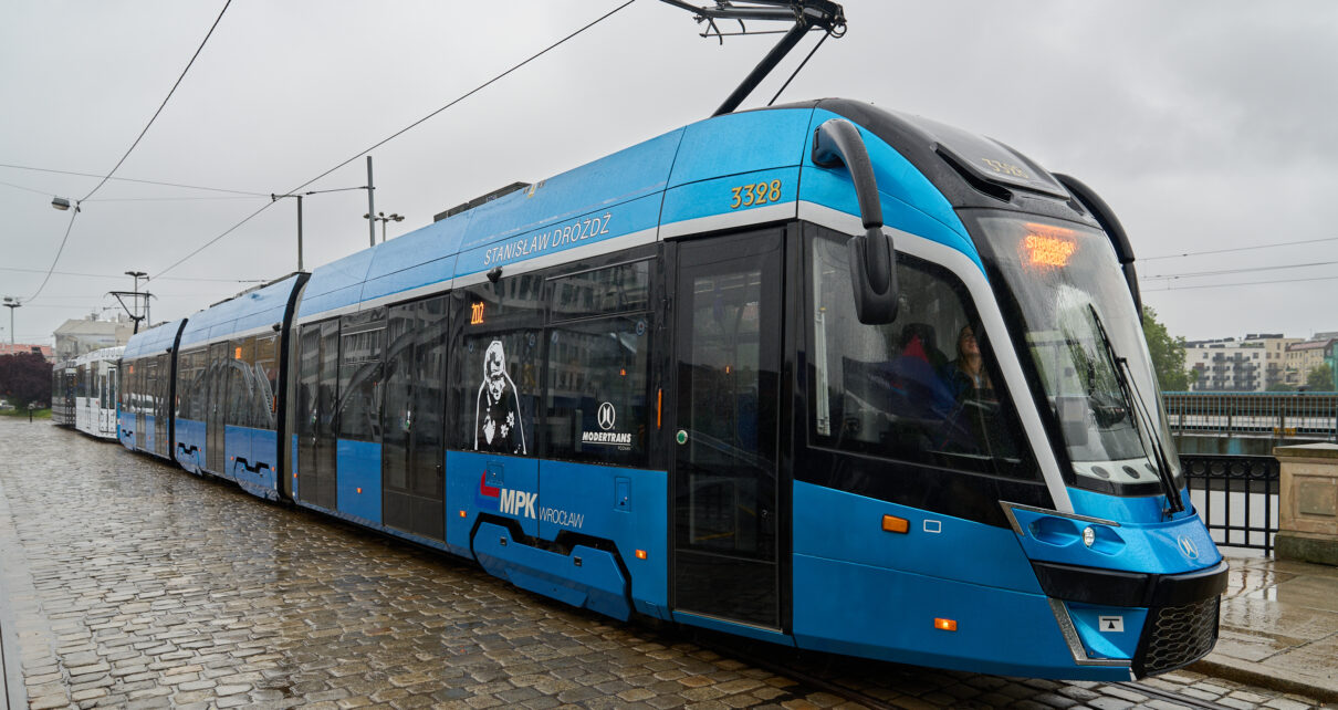 Tramwaj MPK Wrocław imienia Stanisława Drożdża (fot. nadesłane)