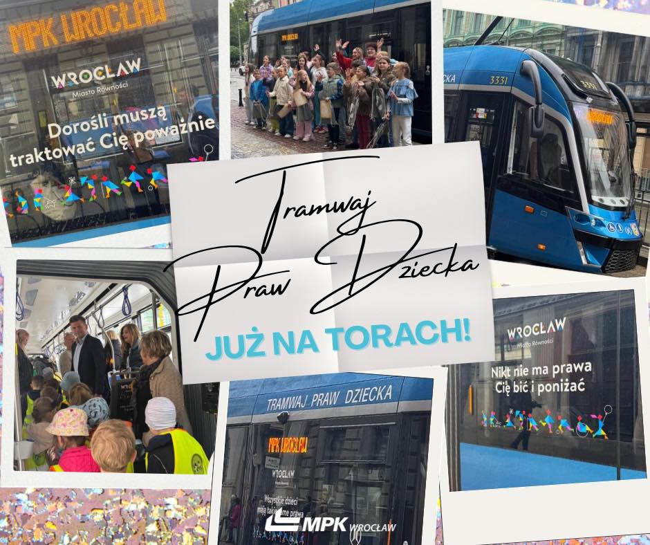 Tramwaj Praw Dziecka we Wrocławiu (fot. MPK Wrocław)