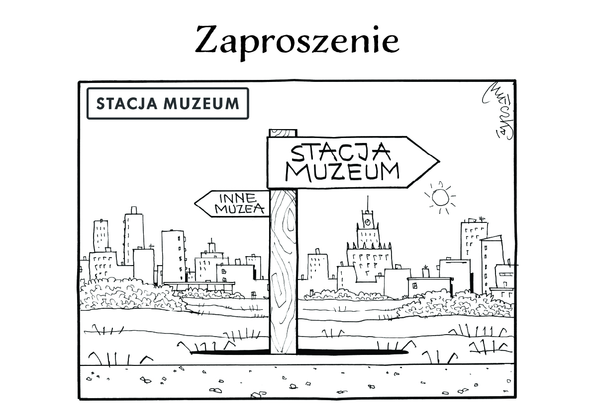 Wernisaż „Szkice w pierwszej klasie, czyli Andrzej Mleczko o kolei”