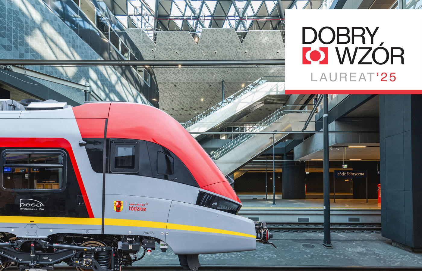 Trzy nagrody za design dla pojazdów PESA 3.0