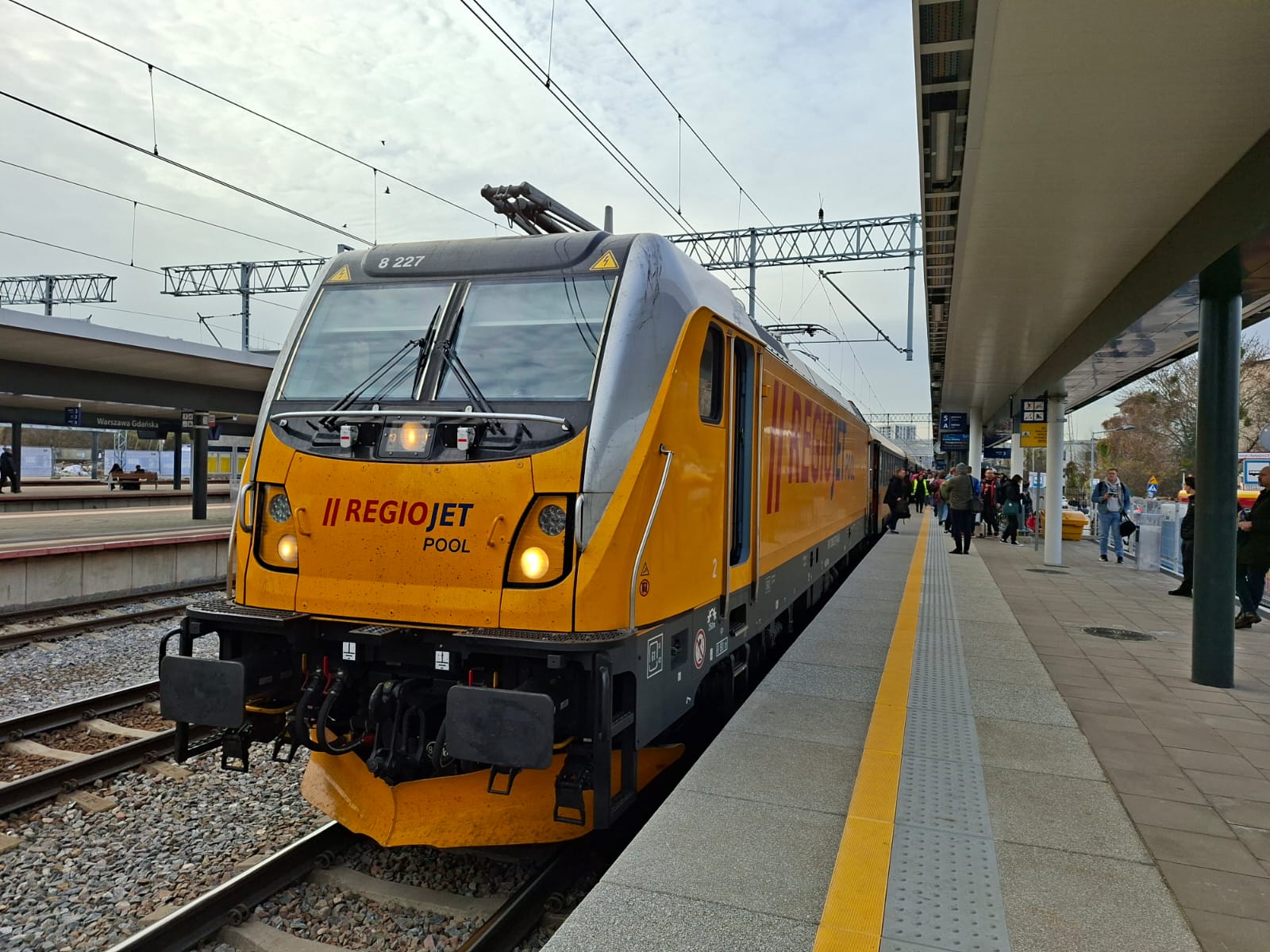 Do Warszawy dotarł drugi pociąg RegioJetu z Krakowa
