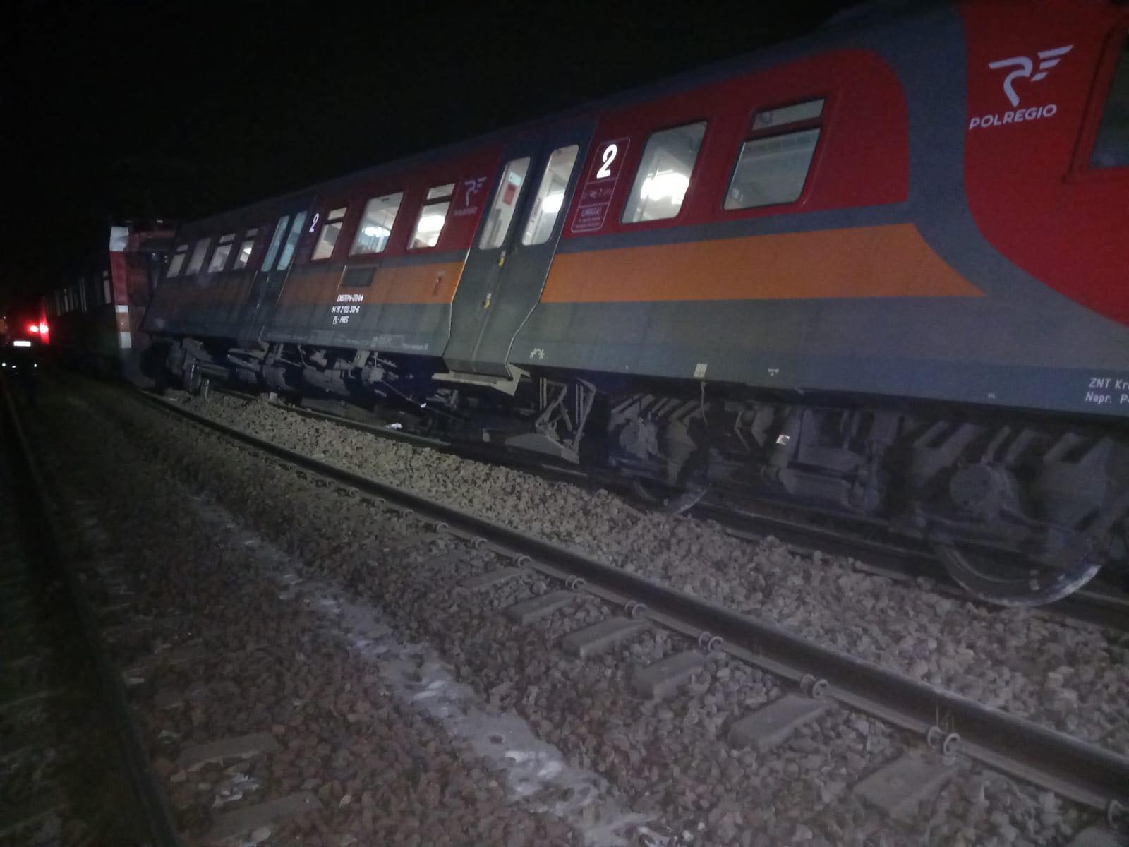 Utrudnienia w Małopolsce. Wykoleił się pociąg POLREGIO