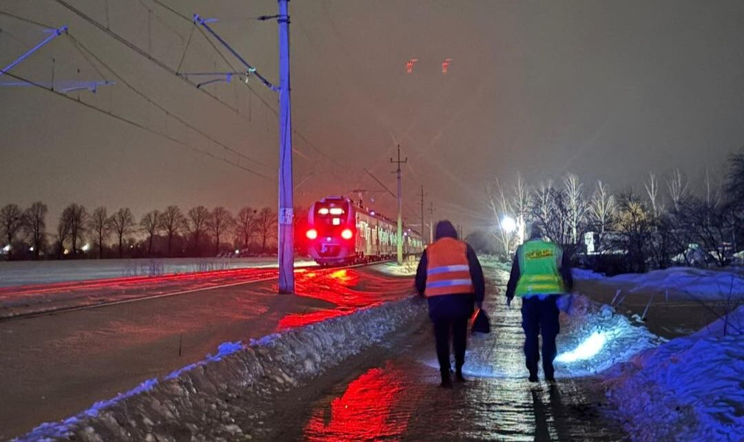 Samochód osobowy uderzył w bok przejeżdżającego pociągu (fot. KPP w Malborku)