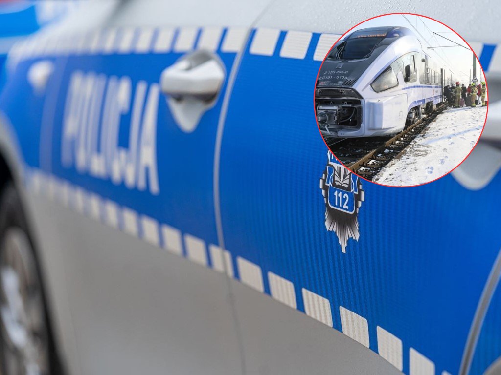 Zderzenie auta z pociągiem na przejeździe w Daniszynie