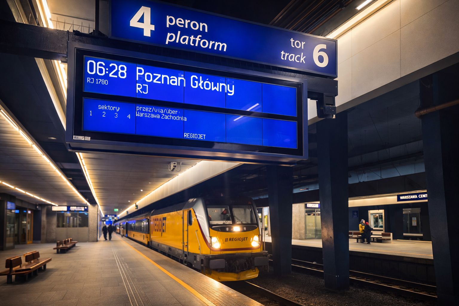 RegioJet debiutuje na trasie Warszawa–Poznań