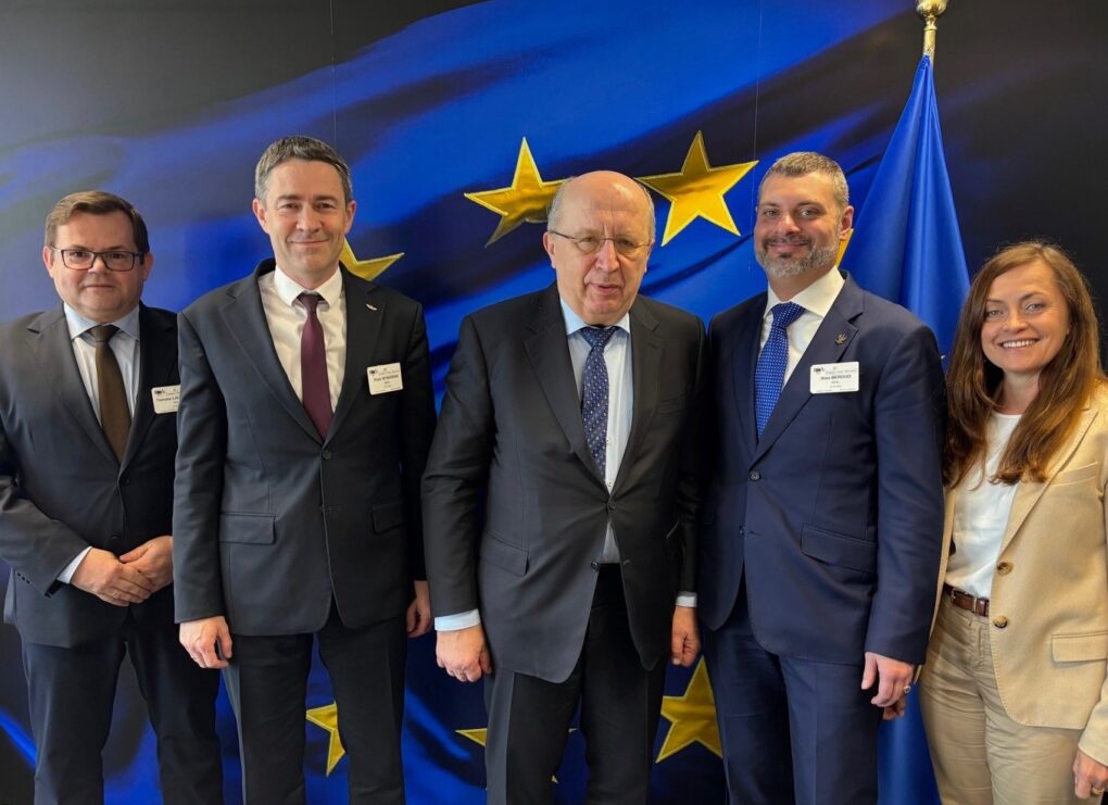 Spotkanie przedstawicieli spółek kolejowych z europejskim komisarzem ds. obrony (fot. PKP S.A.)