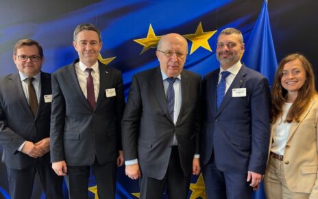 Spotkanie przedstawicieli spółek kolejowych z europejskim komisarzem ds. obrony (fot. PKP S.A.)