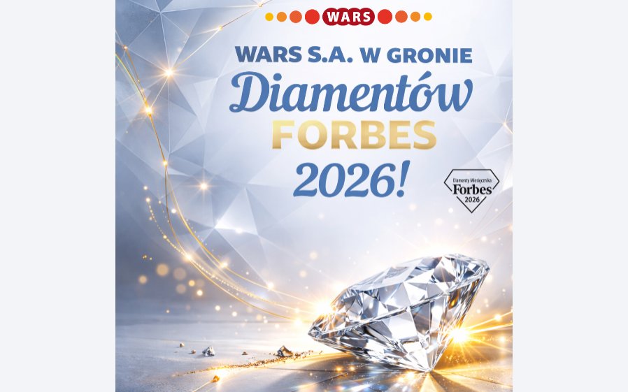 WARS S.A. z Diamentem Forbesa 2026