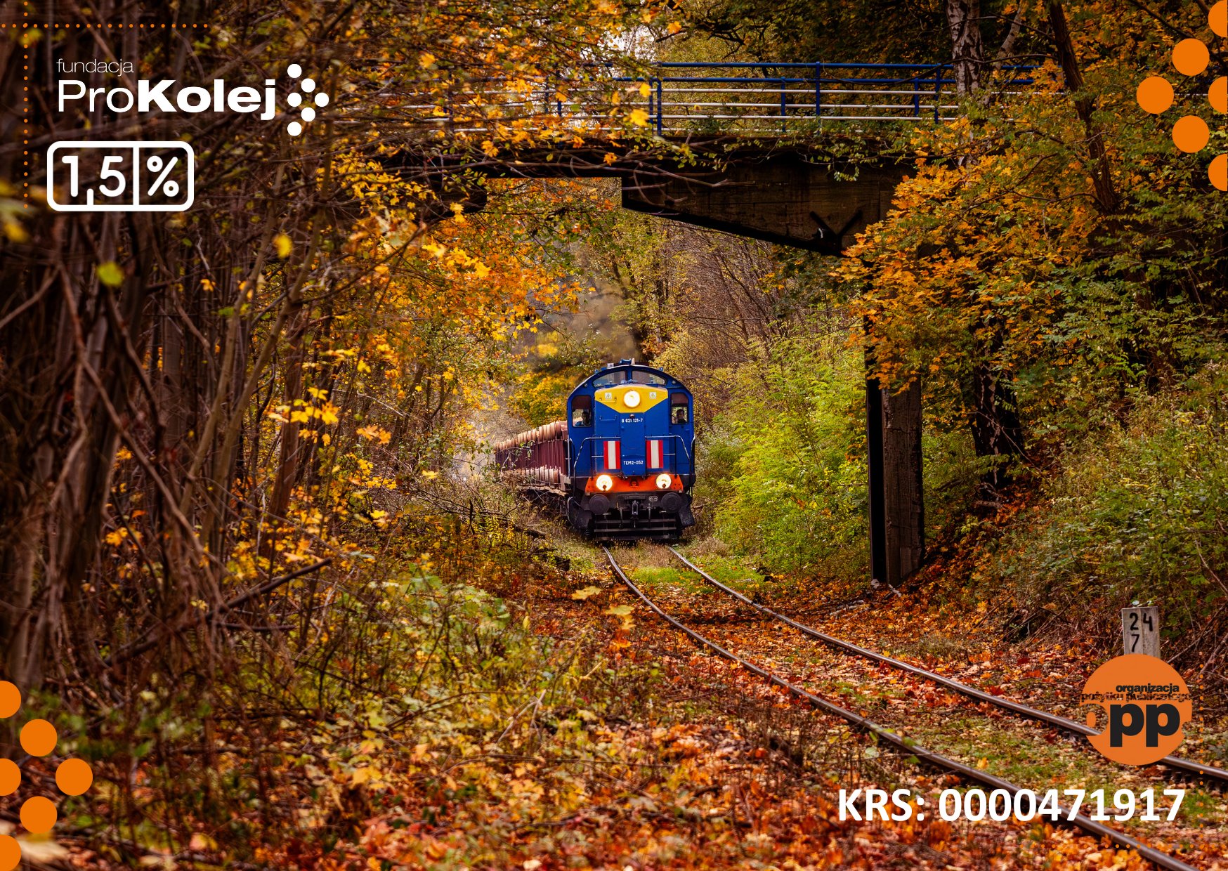 Twój 1,5% dla kolei. Kończy się czas na wsparcie Fundacji ProKolej