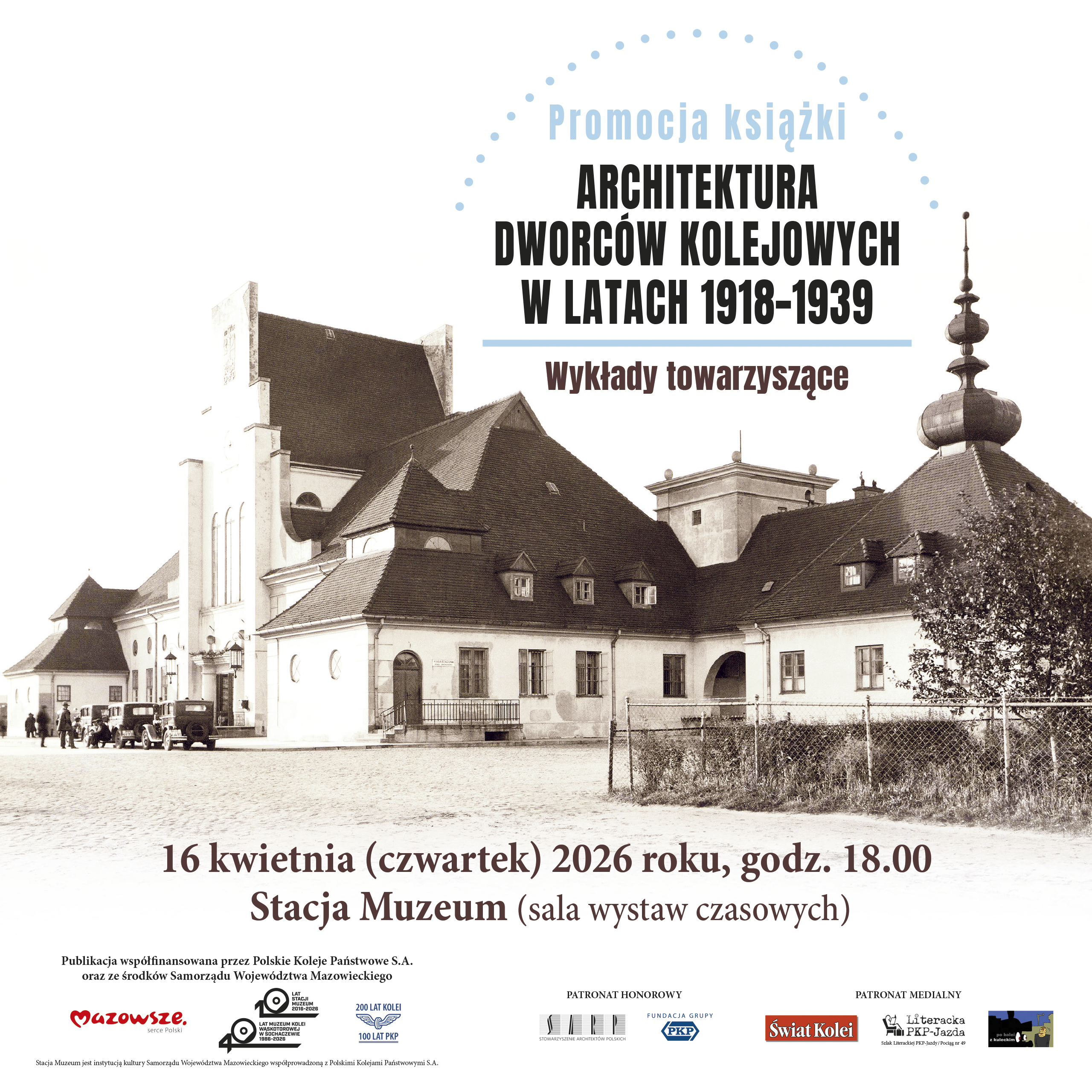 Architektura dworców kolejowych – promocja książki