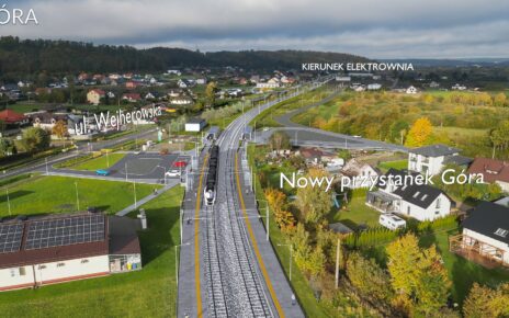 Wizualizacja nowego przystanku na linii kolejowej nr 230 (fot. PLK)