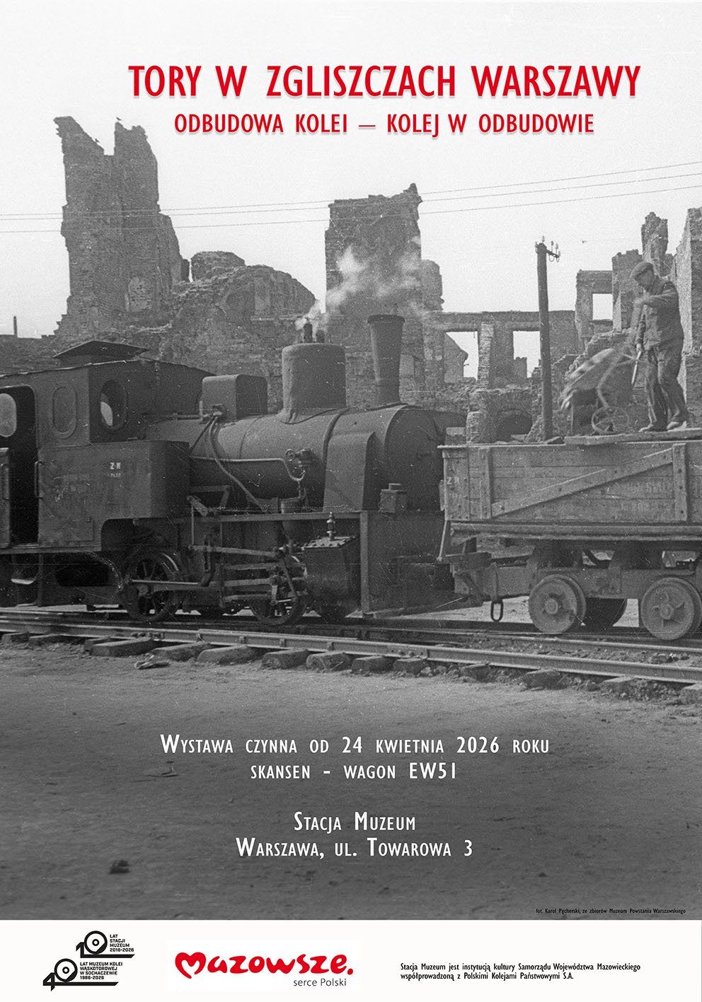 Kolej odbudowała Warszawę